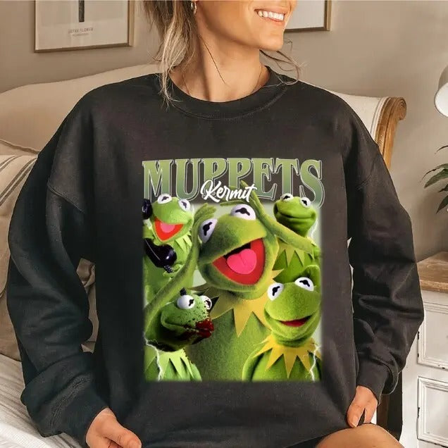 Muppets Kermit Shirt, Muppets Show Sweatshirt, Funny Muppets Tee Shirt, Kermit Shirt, Muppets Merch Hoodie | HypeDripTees.com