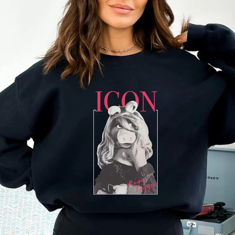 Muppets Miss Piggy Shirt, Miss Piggy Sweatshirt, Icon Shirt, Muppets Tee Shirt, Muppets Merch, Miss Piggy T-shirt Hoodie
