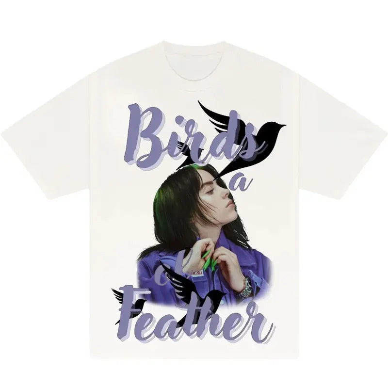 Music Birds a Feather Shirt, Eilishh Gift Fans Tee Hoodie, Sweatshirt | HypeDripTees.com