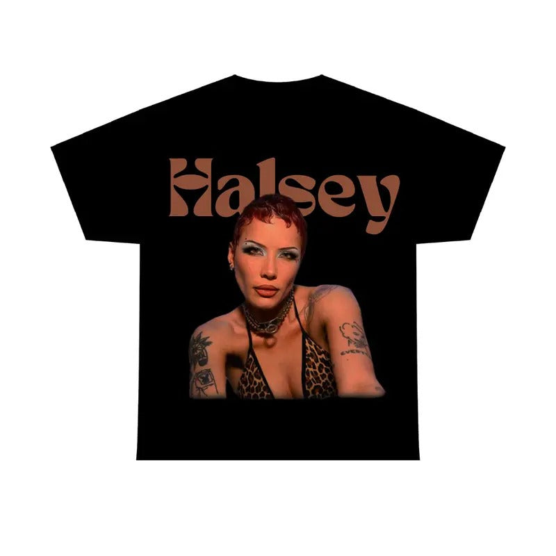 Music Halseyy Brown Shirt, Gift Fans Tee Hoodie, Sweatshirt | HypeDripTees.com