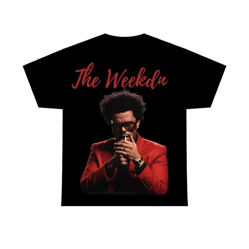 Music Red Thee Weekdddnn Shirt, Rap Gift Fans Tee Hoodie, Sweatshirt | HypeDripTees.com