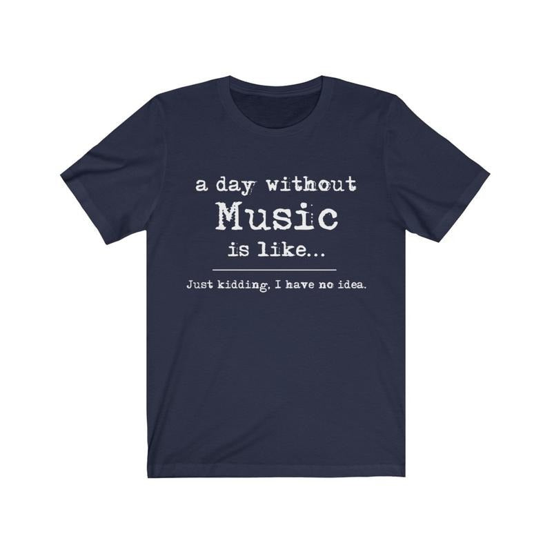 Music T Shirt - Music Lover Gift - Gift For Musician or Music Lovers - Tshirt Men's & Women's Menswear Top Underwear...