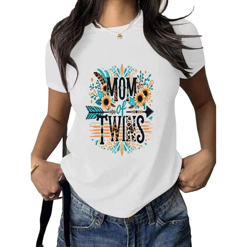Must - Have: Stylish T - shirt for Twin Moms, Embellished with Floral and Tribal Motifs Hoodie, Sweatshirt | HypeDripTees.com