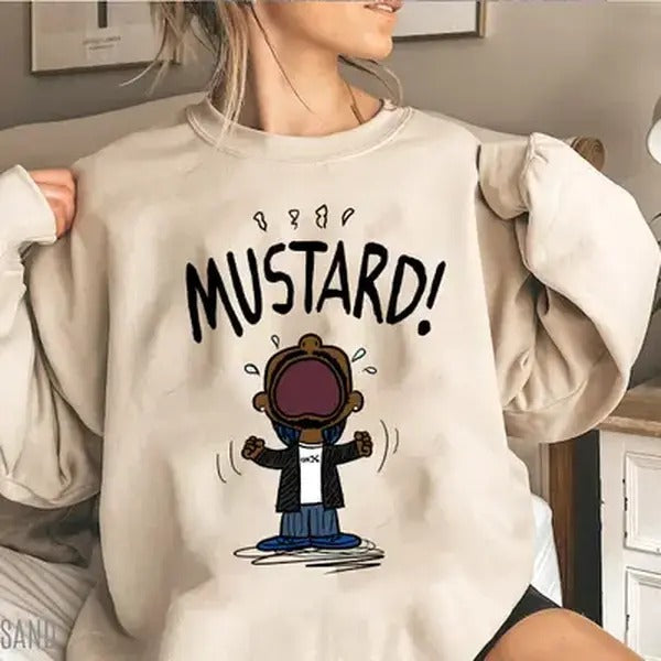 Mustard album tshirt 2024 , the album of the year Sweatshirt_ Gift For Man and Women Casual Crewneck Hoodie, Sweatshirt