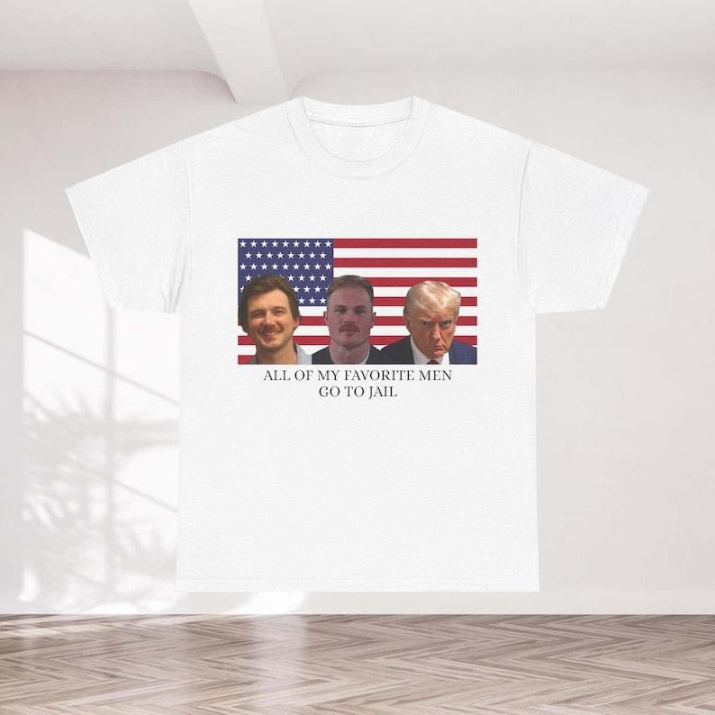 My Favorite Men go to Jail New Morgan Wallen Mugshot Shirt Hoodie, Sweatshirt | HypeDripTees.com