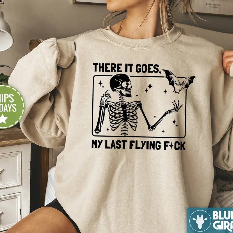 My Last Flying F Sweatshirt, Cute Crewneck Sweatshirt, Funny Sweatshirt T-Shirts, Hoodie | HypeDripTees.com