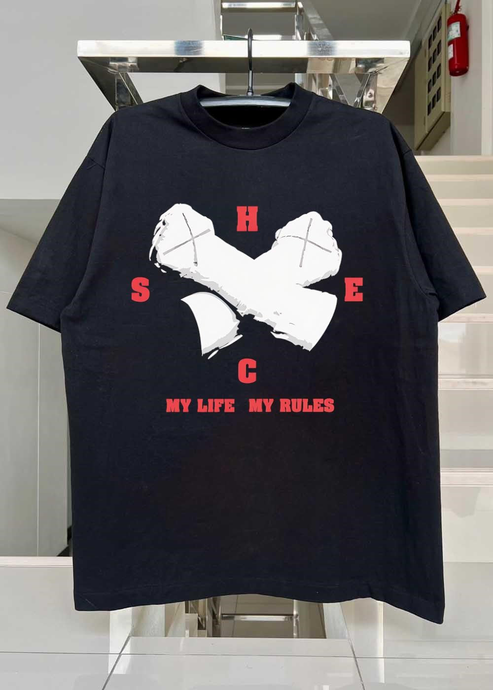 My Life My Rules HSEC Crossed Axes T-Shirt