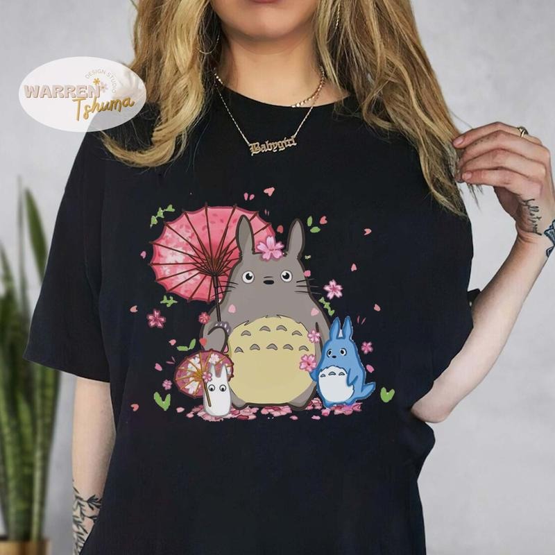 My Neighbor Totoro Ghibli T-shirt, Totoro Shirt, Ghibli Hayao Miyazaki shirt Hoodie, Sweatshirt | HypeDripTees.com