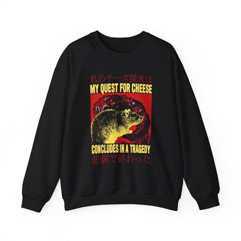My Quest Cheese Rat Japanese T-Shirts, Hoodie, Sweatshirt