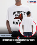 My Roots Are in New York State Map Roots shirt