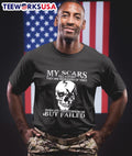My Scars Tell a Story They Are Reminders of Times When Life Tried to Break Me Skull Shirt