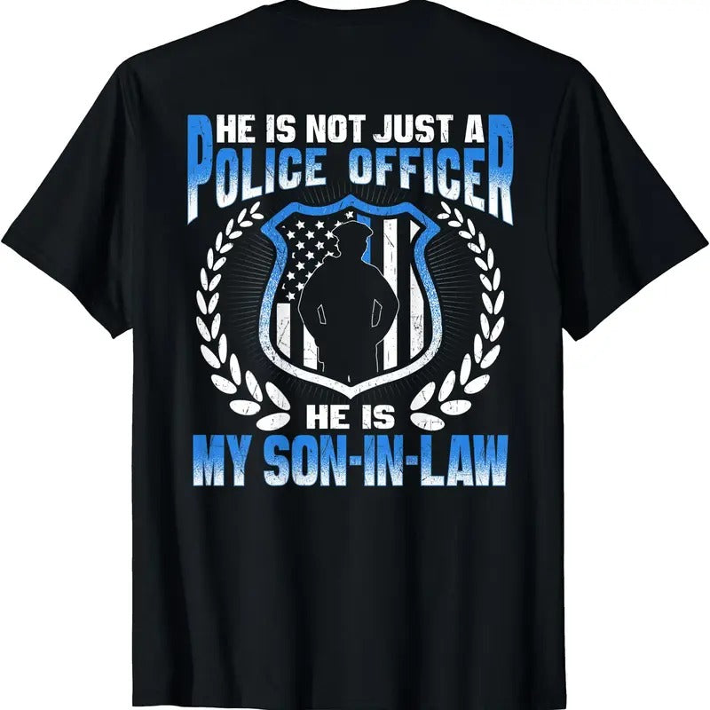 My Son-In-Law Is A Police Officer Proud Police Parent-In-Law T-Shirt Hoodie, Sweatshirt | HypeDripTees.com