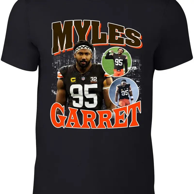 Myles Garret Bootleg Style T-Shirt Hoodie, Sweatshirt | HypeDripTees.com