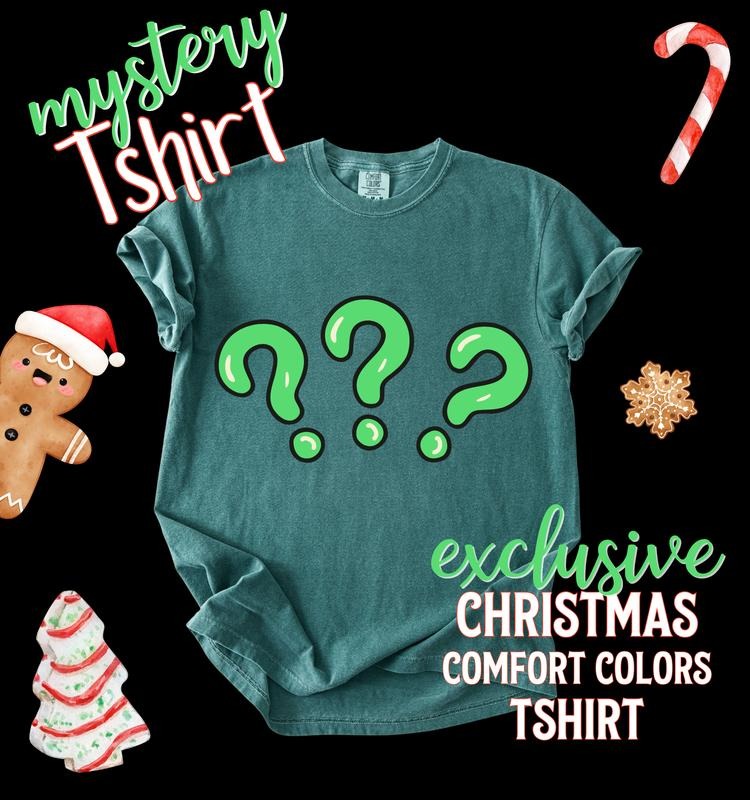 Mystery Christmas Comfort Colors, Trendy Women's Tshirt Hoodie, Sweatshirt | HypeDripTees.com