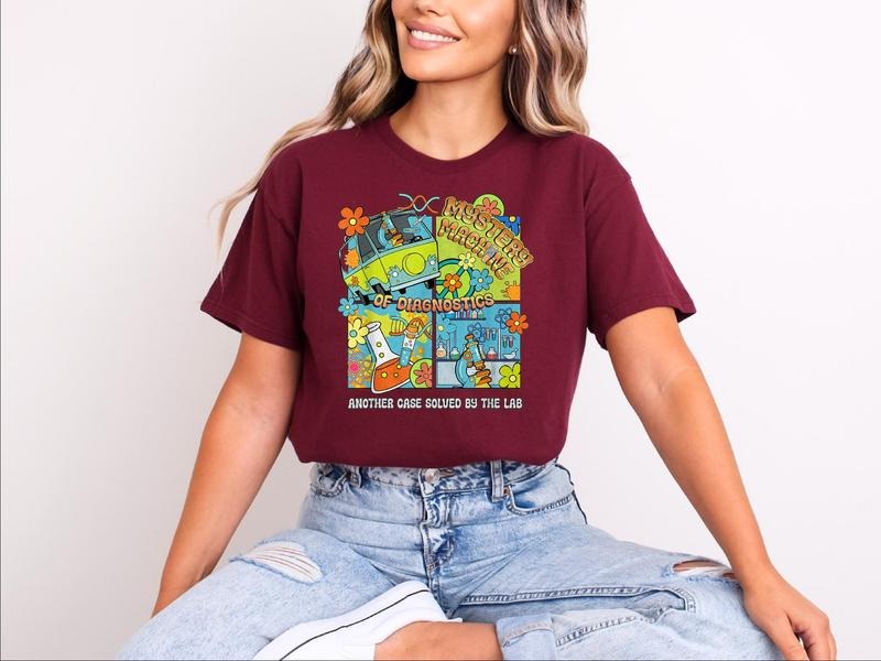 Mystery Machine of Diagnostics Shirt, Lab Week 2025 Shirt, Lab Gift, Mystery Machine Shirt, Funny Medical Lab Week Shirt,...