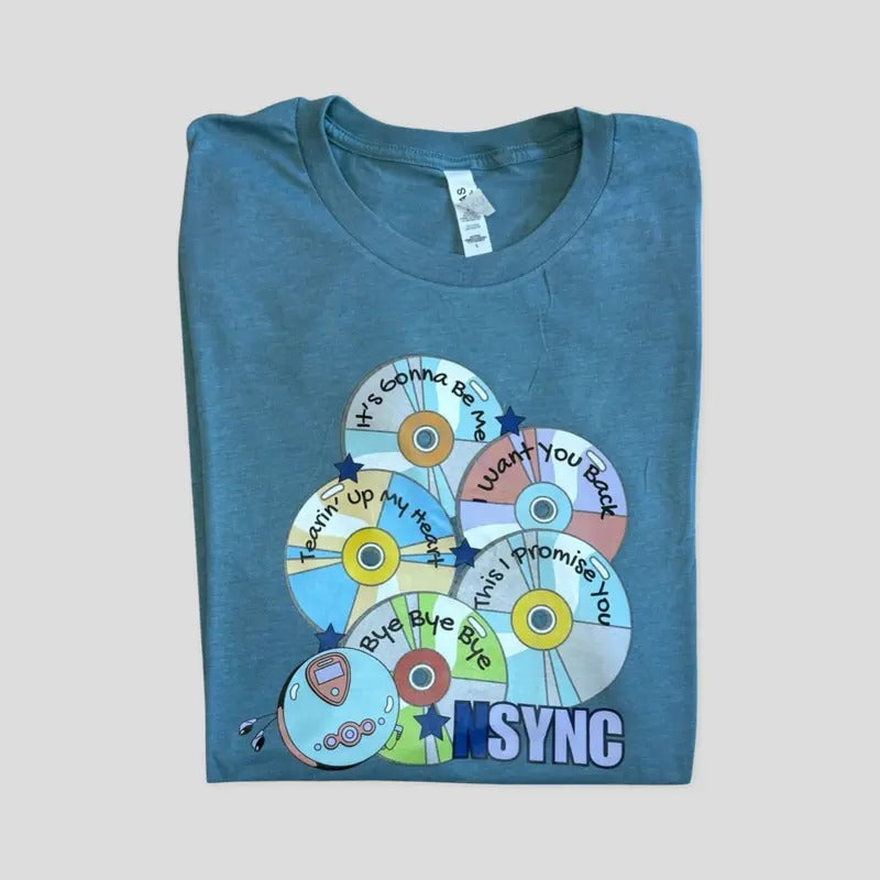 *N SYNC WALKMAN CD Unisex Graphic T-shirt Hoodie, Sweatshirt | HypeDripTees.com