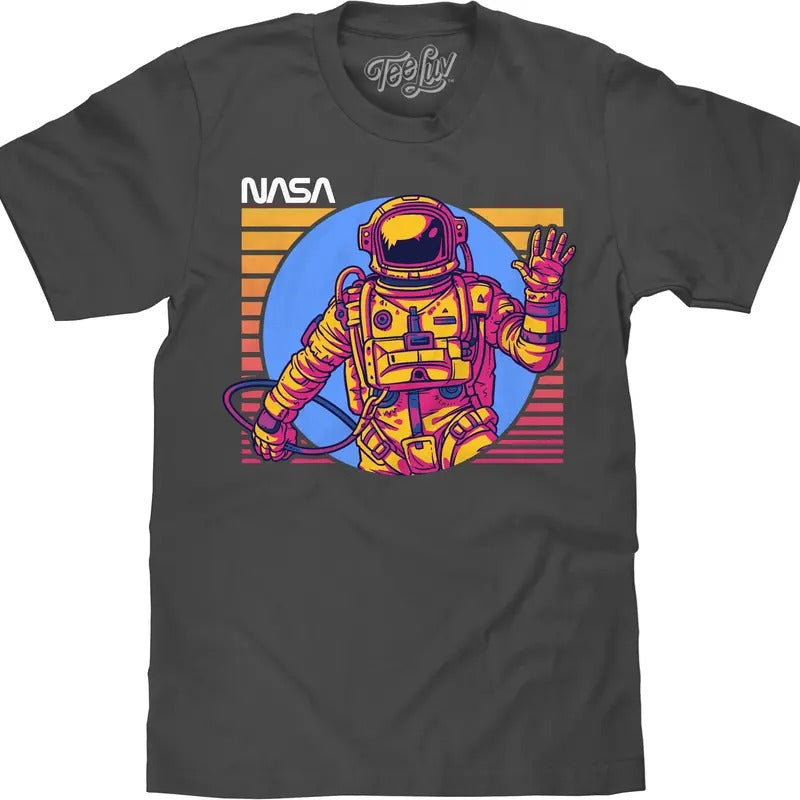NASA Astronaut T-Shirt - Charcoal Hoodie, Sweatshirt | HypeDripTees.com
