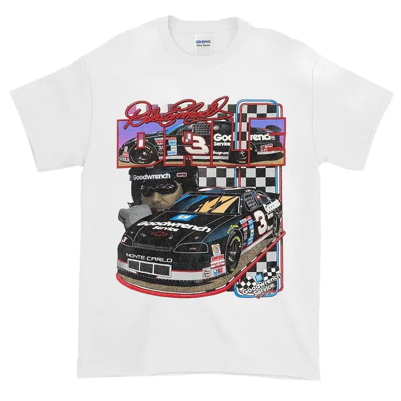 NASCARRRR Vintage 90s Daleee Earnhardttt Intimidator T-Shirt Graphic Tee Hoodie, Sweatshirt | HypeDripTees.com