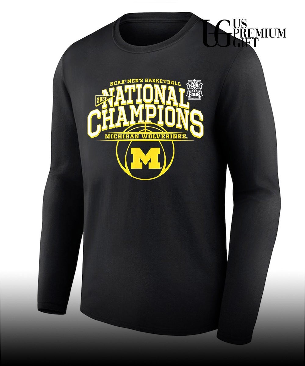 NCAA Men’s Basketball Champions 2025-2026 Michigan Wolverines poster shirt