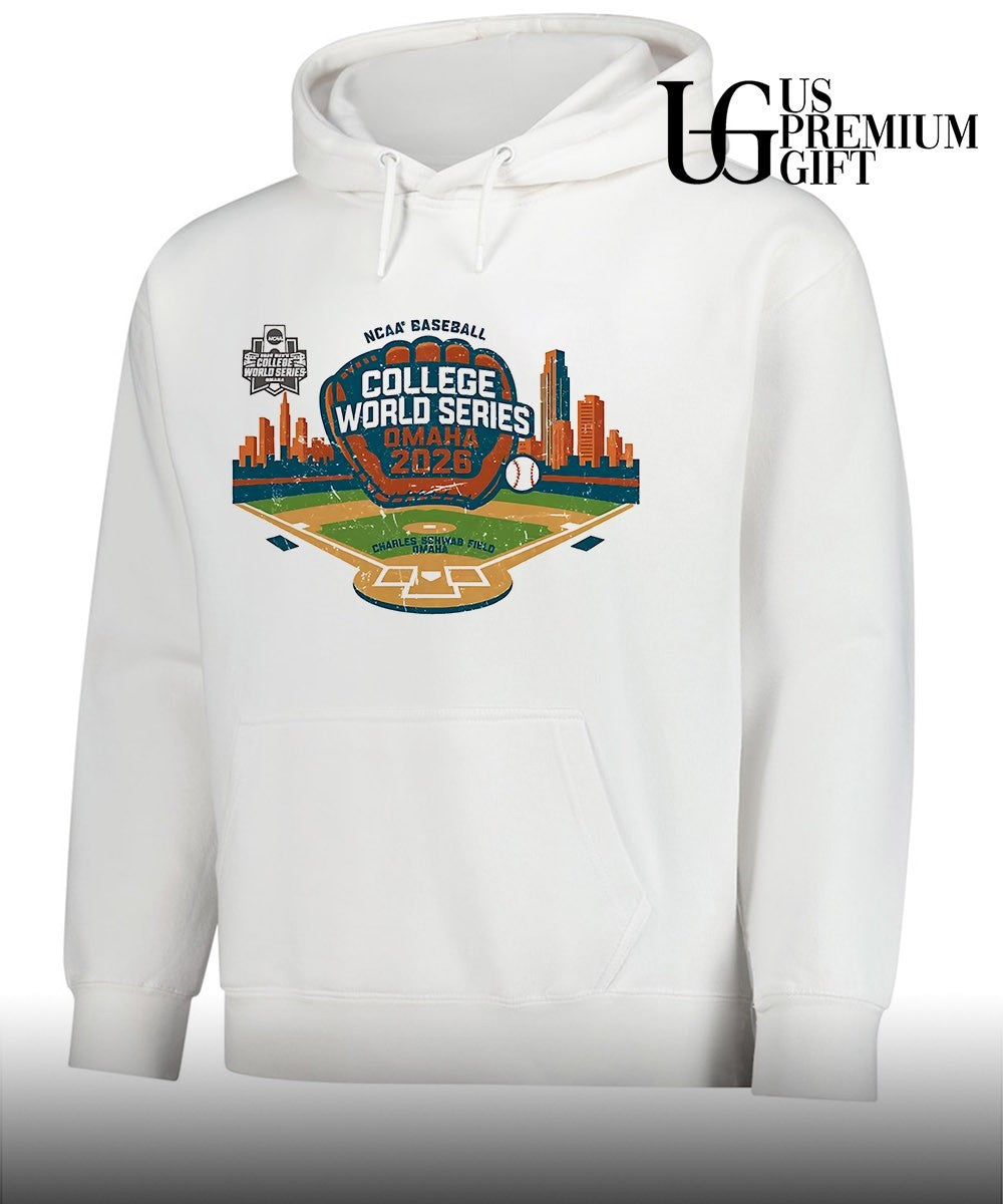 NCAA Men’s College World Series Charles Schwab Field Omaha Nebraska Stadium 2026 shirt