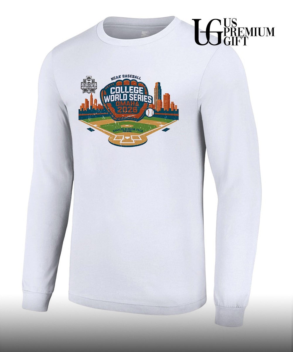 NCAA Men’s College World Series Charles Schwab Field Omaha Nebraska Stadium 2026 shirt