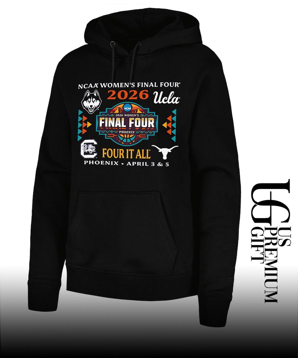 NCAA Women’s Final Four Four It All 26′ Phoenix logo shirt