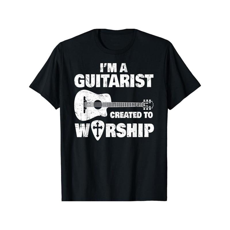 NEW LIMITED Christian Music Guitar Jesus Design Best Gift T-Shirt S-3XL Made in USA Hoodie, Sweatshirt | HypeDripTees.com