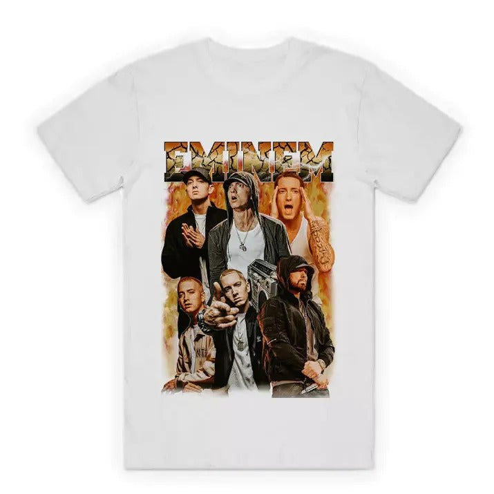 NEW T SHIRT EMINEM RAPPER MUSIC HIP HOP R&B VINTAGE TEE, Grahpic tees, Crew Neck T-Shirt, Gift for Him, Gift for Her,...