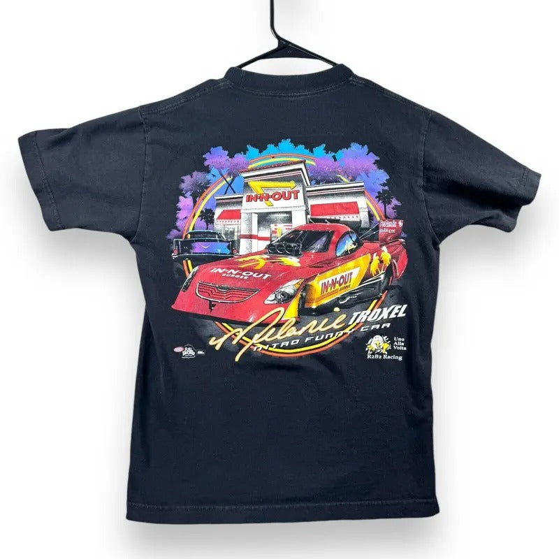 NHRA In-N-Out Burger Melanie Troxel Autographed T-Shirt Men's all Size Menswear Top Hoodie, Sweatshirt | HypeDripTees.com