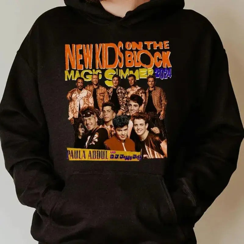 NKOTB Tour Concert 2024 Hoodie, NOKTB Gift For Fan Unisex Shirt,  New Kids On The Block Music Shirt Sweatshirt