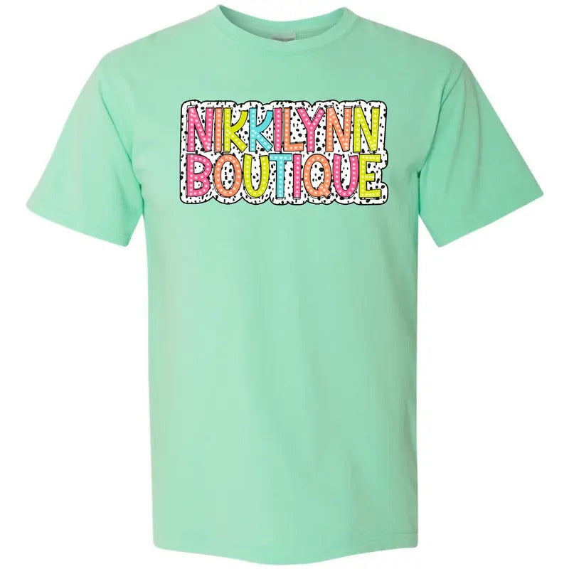 NLB Merch - NIKKILYNN Neon Spotted Comfort Colors T-Shirt Hoodie, Sweatshirt | HypeDripTees.com