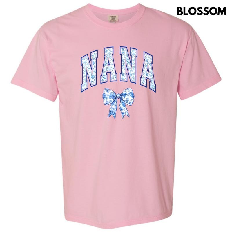 Nana Ginger Jar Florals Comfort Colors T-Shirt 'NLB' Hoodie, Sweatshirt | HypeDripTees.com