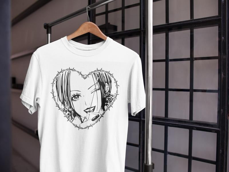 Nana Osaki into a barb wired heart Unisex T-Shirt S-4XL Hoodie, Sweatshirt | HypeDripTees.com