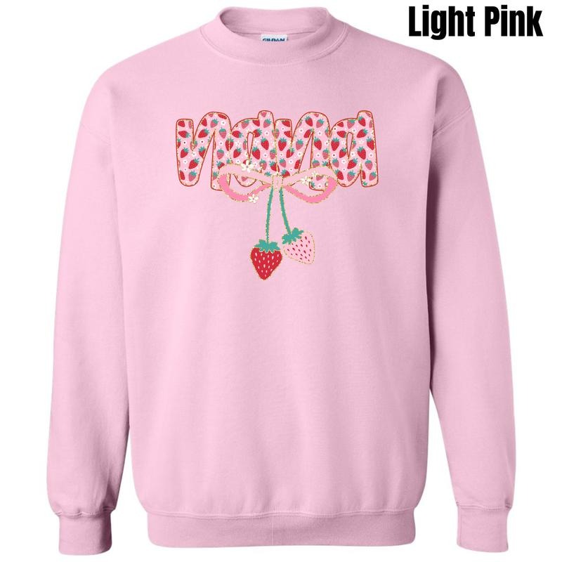 Nana Strawberry Coquette Sweatshirt 'NLB' T-Shirts, Hoodie | HypeDripTees.com