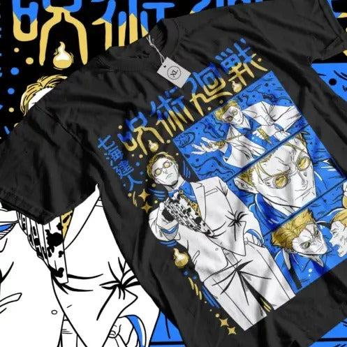 Nanami Kento T-Shirt Jujutsu Kaisen JJK Gojo Satoru Horror Anime Shirt All Size Hoodie, Sweatshirt | HypeDripTees.com