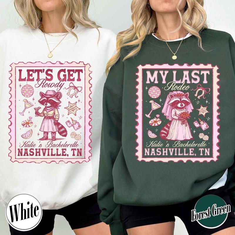 Nashville Bachelorette Sweatshirt,Custom Last Rodeo Sweatshirt,Last Rodeo Bachelorette Party Sweatshirt,Western Cowgirl...