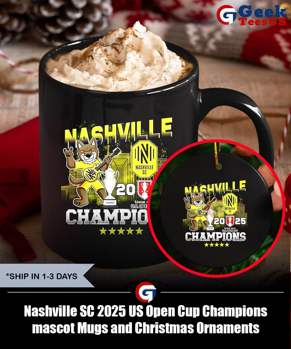 Nashville SC 2025 US Open Cup Champions mascot shirt