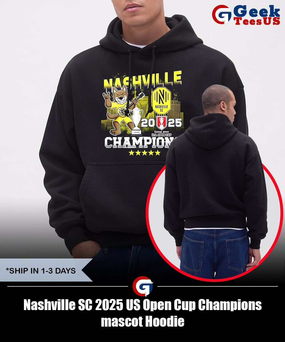 Nashville SC 2025 US Open Cup Champions mascot shirt