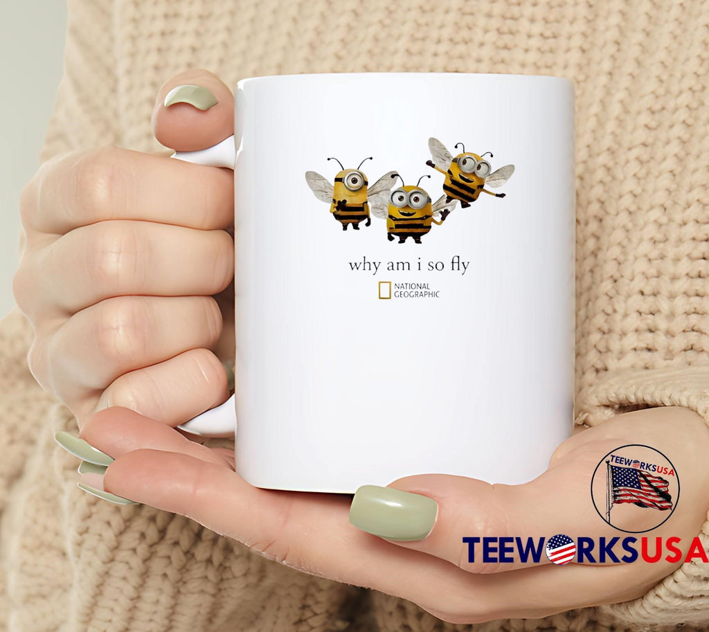 Nat Geo Minion Bee Why Am i So Fly T-Shirt