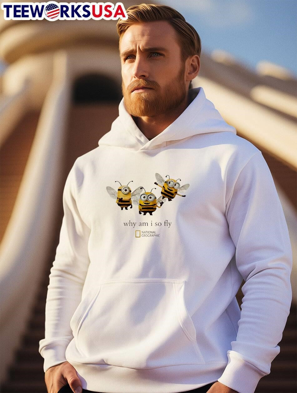 Nat Geo Minion Bee Why Am i So Fly T-Shirt