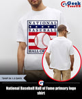 National Baseball Hall of Fame primary logo shirt