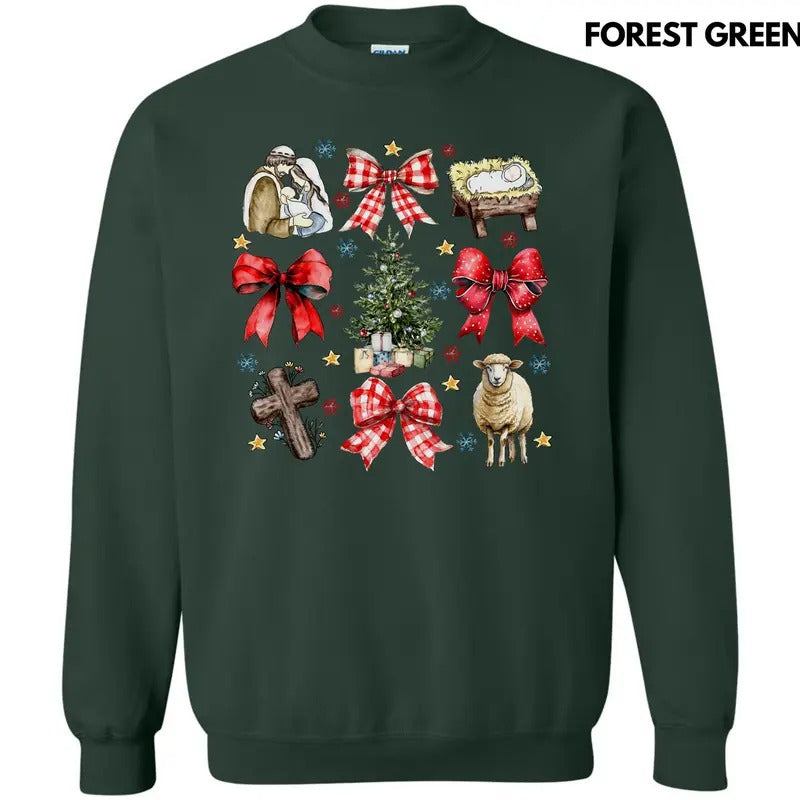Nativity Coquette Collage Sweatshirt 'NLB T-Shirts, Hoodie | HypeDripTees.com