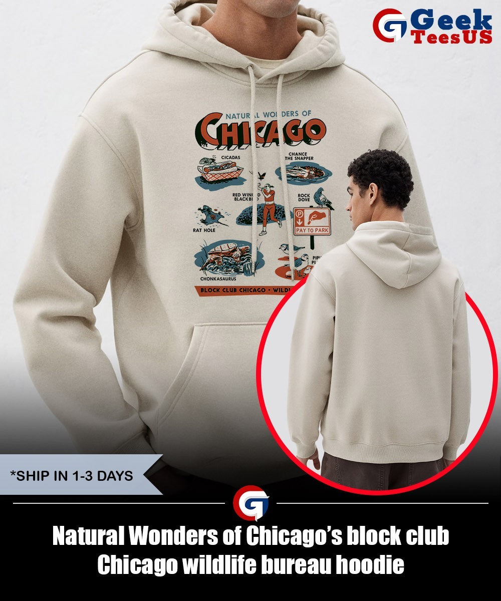 Natural Wonders of Chicago’s block club Chicago wildlife bureau shirt