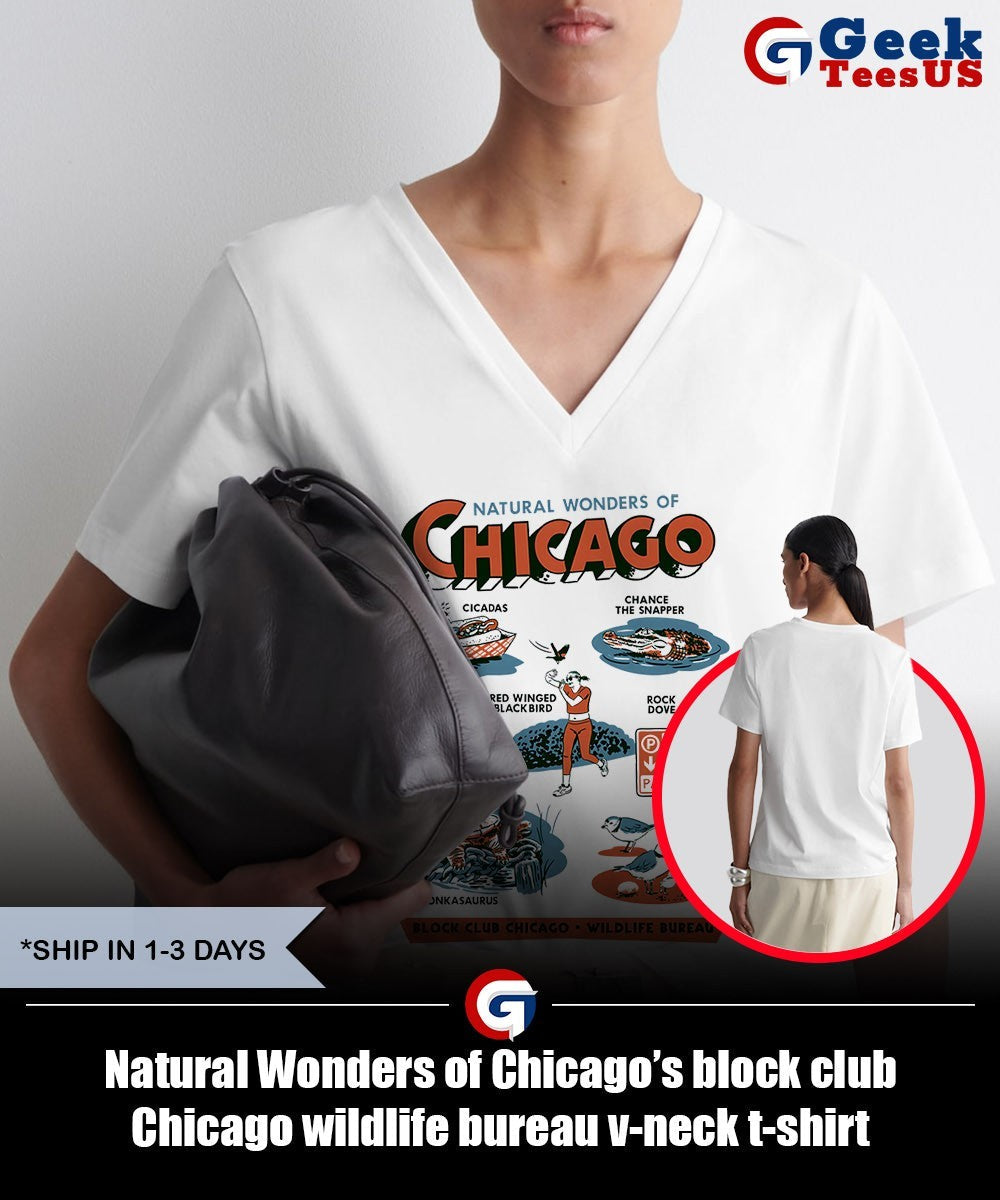 Natural Wonders of Chicago’s block club Chicago wildlife bureau shirt