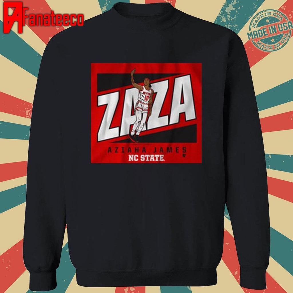 Nc state basketball aziaha james zaza shirt