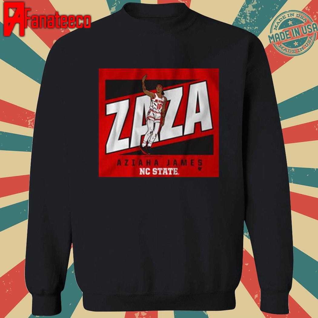 Nc state basketball aziaha james zaza shirt