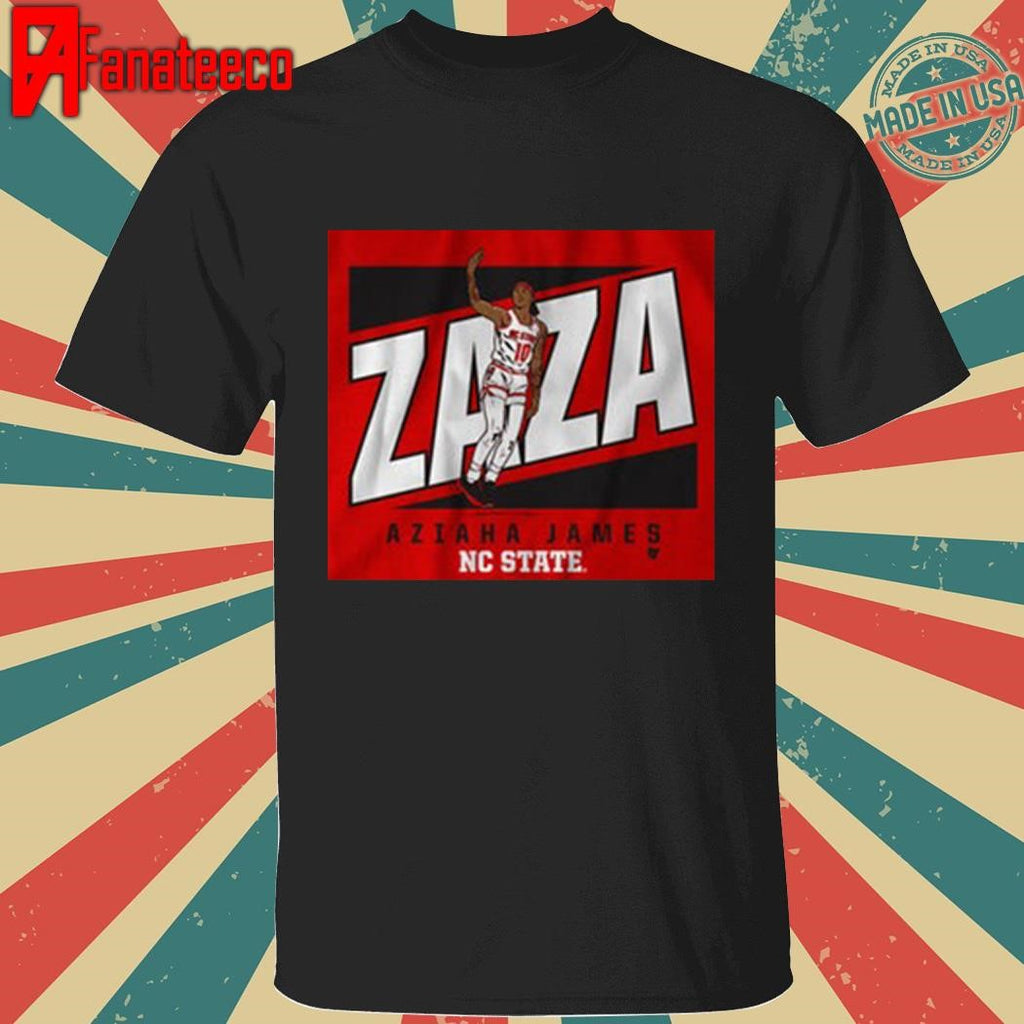 Nc state basketball aziaha james zaza shirt