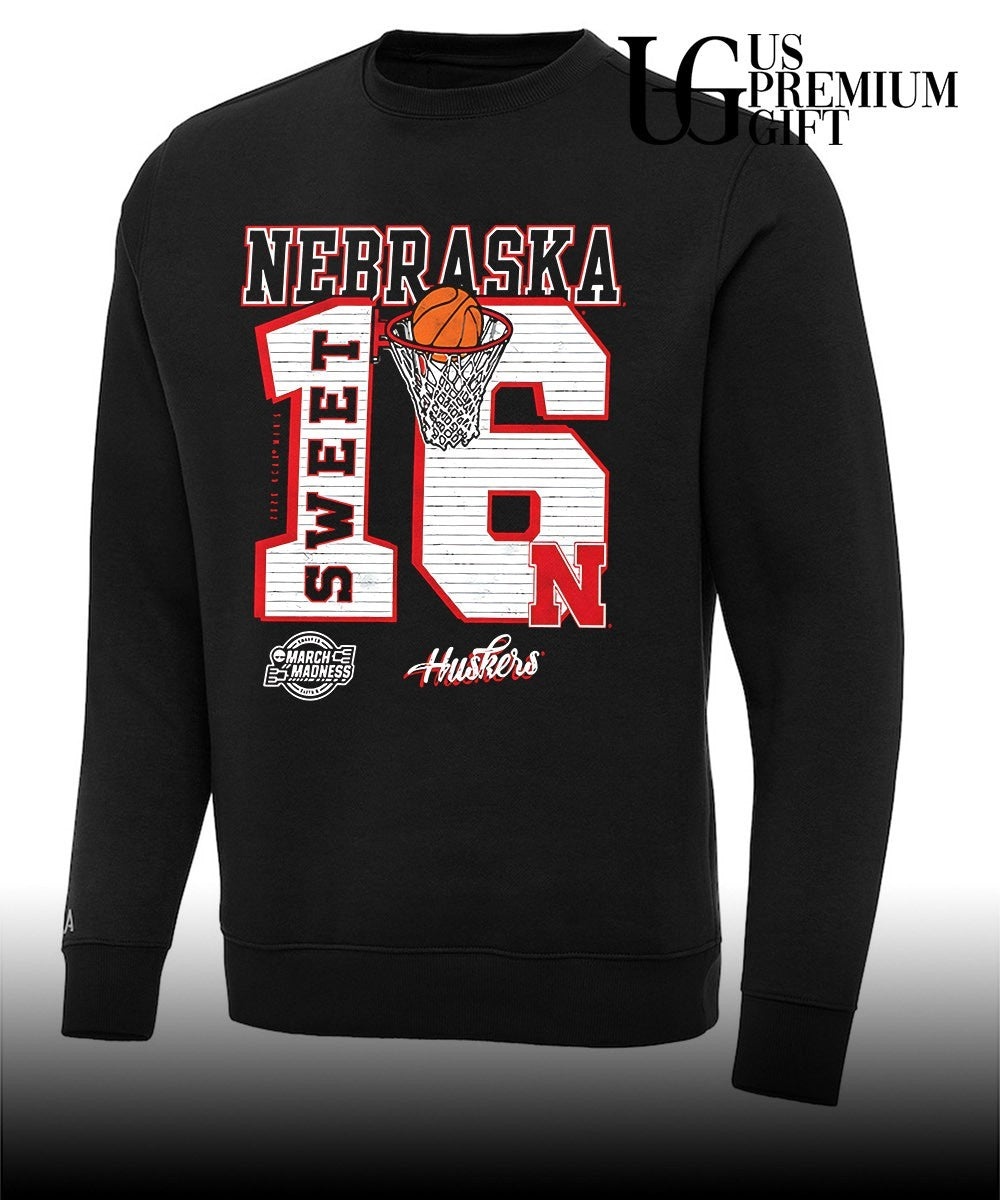 Nebraska Cornhuskers 2026 NCAA Men’s basketball March Madness Sweet 16 Bound shirt