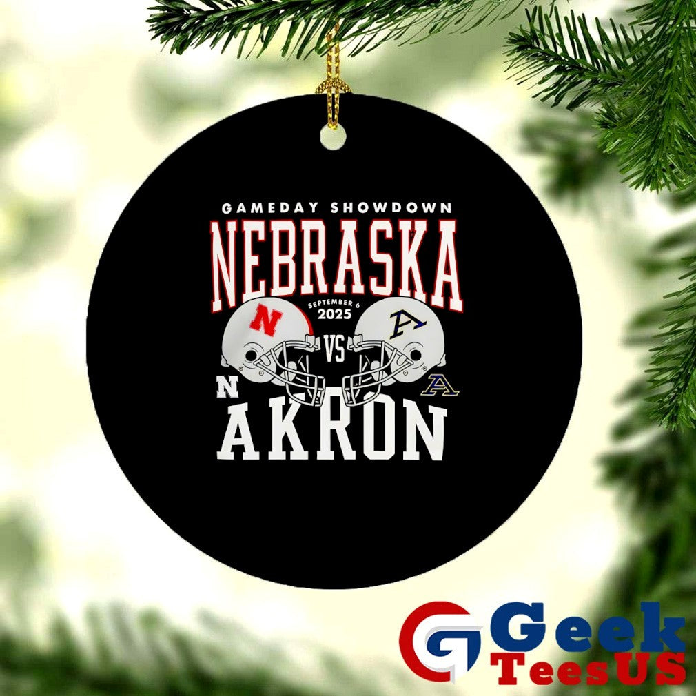 Nebraska Cornhuskers vs Akron Zips College Football Gameday Showdown 2025 helmet shirt