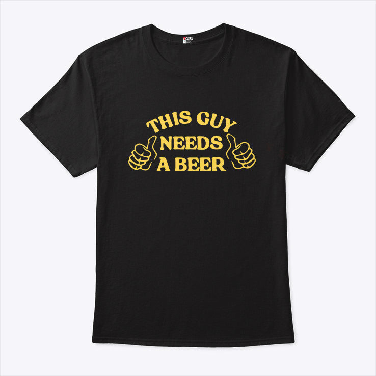 Nebraska Vs Purdue Game This Guy Needs A Beer T Shirt